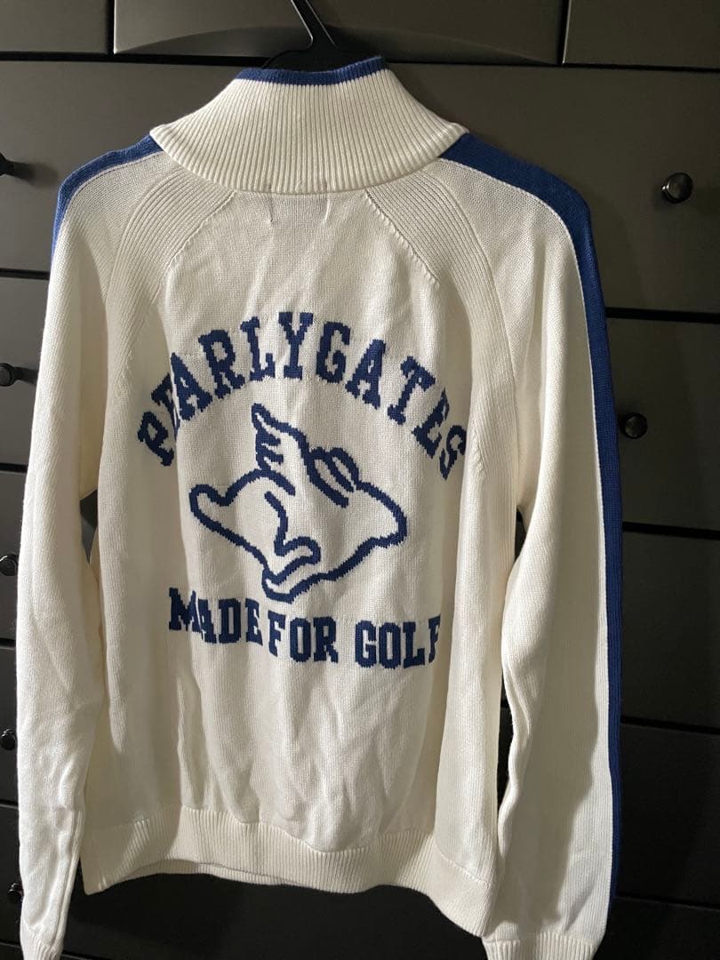 パーリーゲイツ ニットブルゾン ジップアップ サイズ2 美品 ゴルフウェア