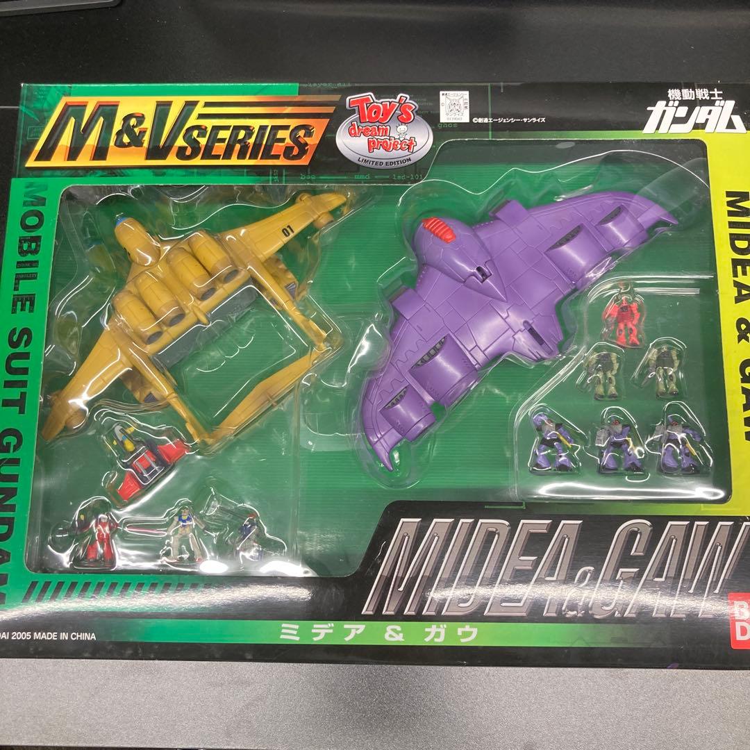 【新品・未開封】ミデア＆ガウ「機動戦士ガンダム」M＆Vシリーズ