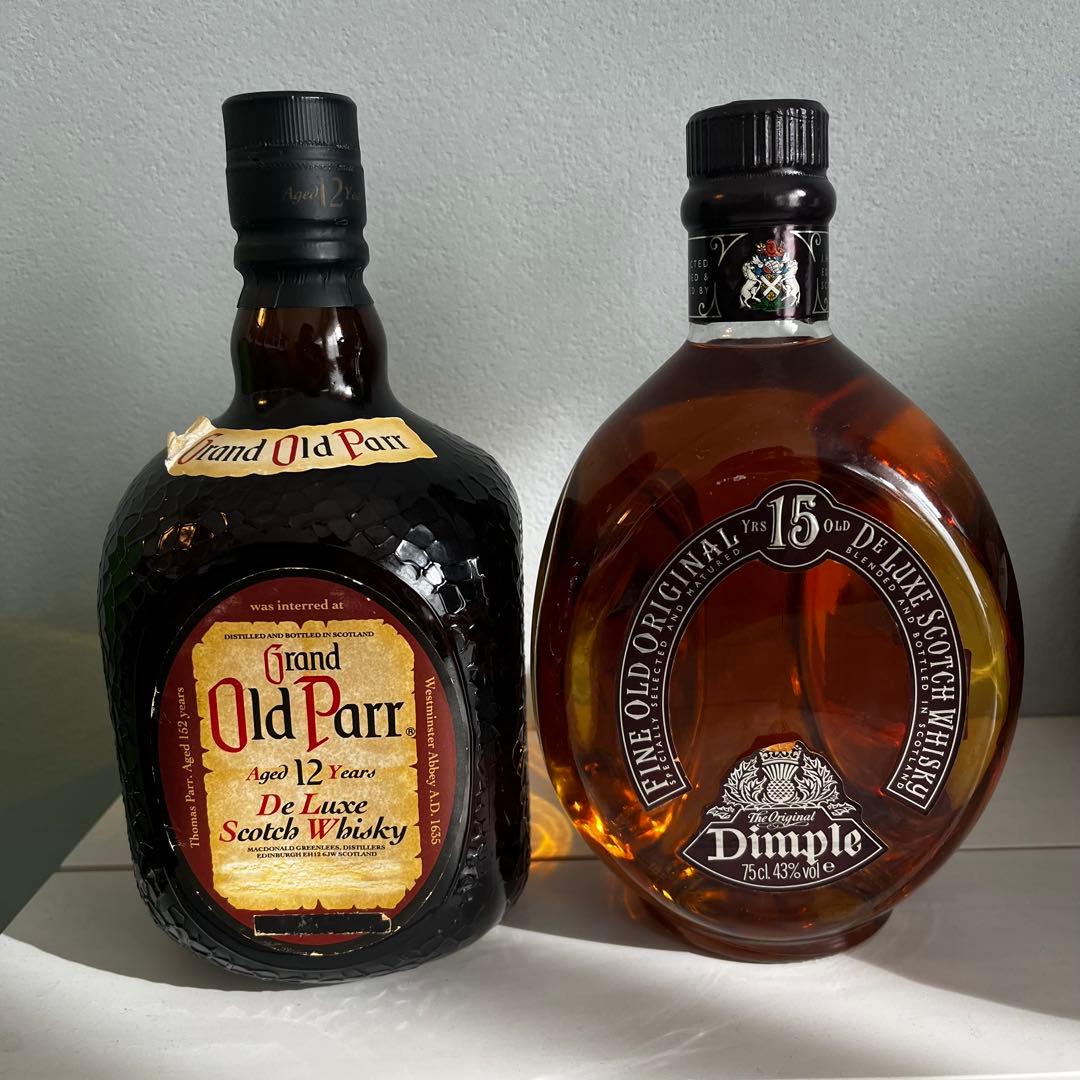 Grand Old Parr 12年 & Dimple 15年 ウイスキーセット