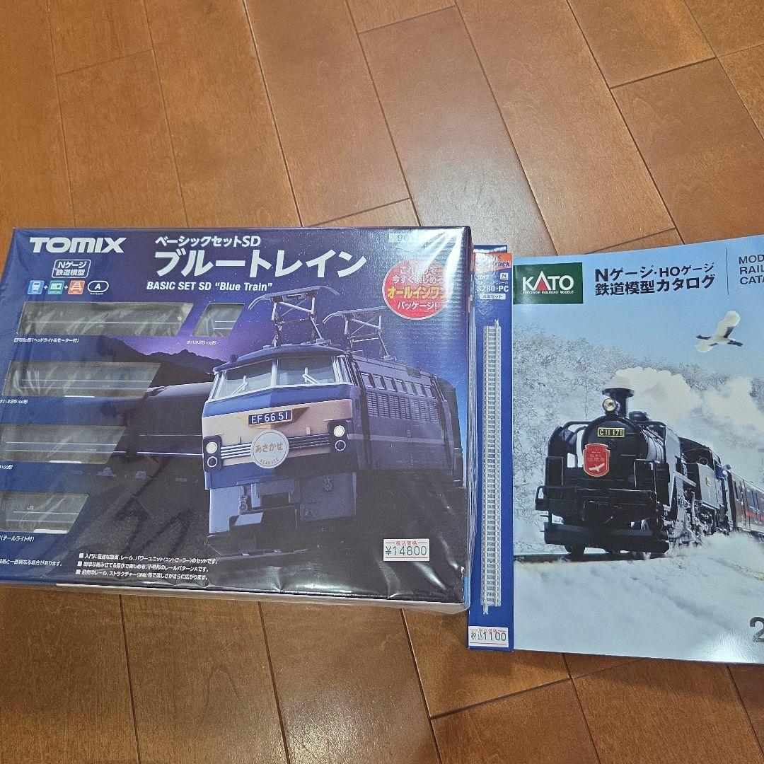 TOMIX 基本セットSD ブルートレイン　レール4本　カタログ
