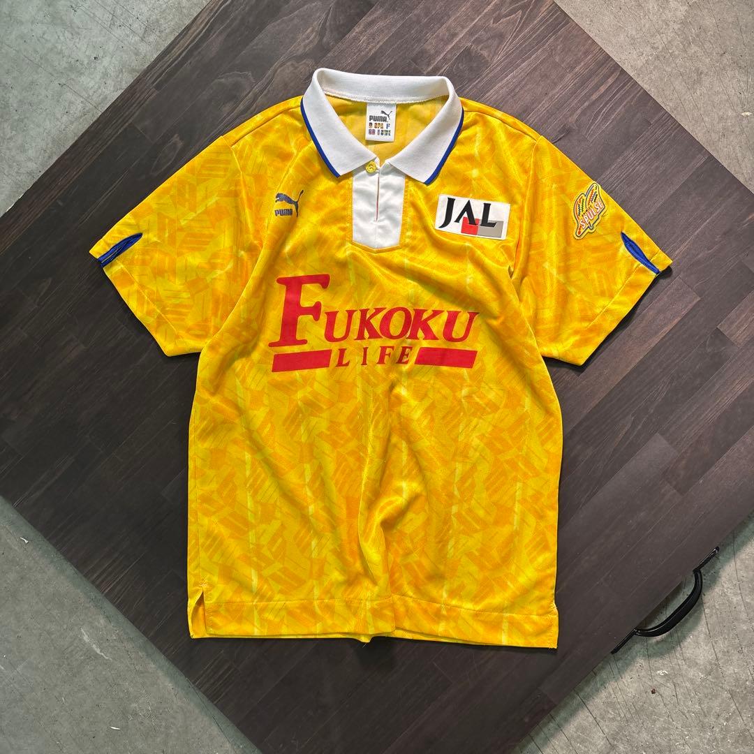 8SM2【PUMA】S-PULSE サッカーユニフォーム　シャツ　古着used