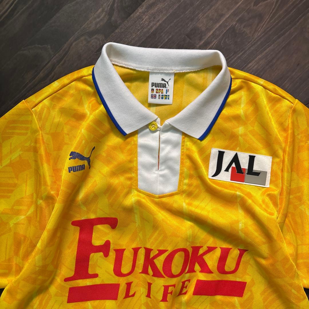 8SM2【PUMA】S-PULSE サッカーユニフォーム　シャツ　古着used