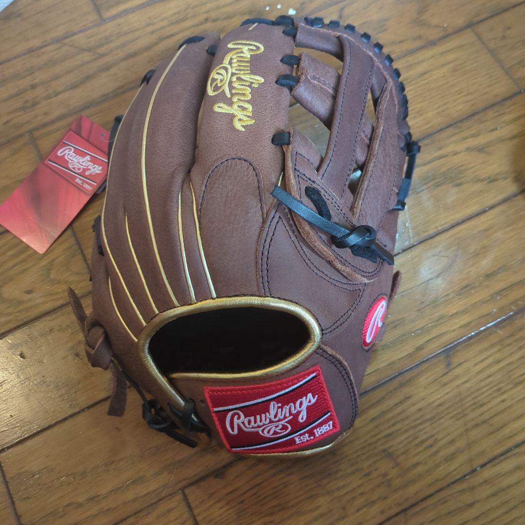 Rawlings ブラウン 一般用軟式野球　グローブ 右投げ用　11.75インチ