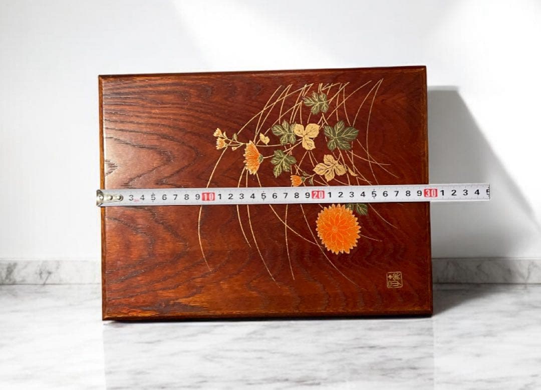 ヴィンテージ日本製蒔絵漆箱 – 高級装飾品