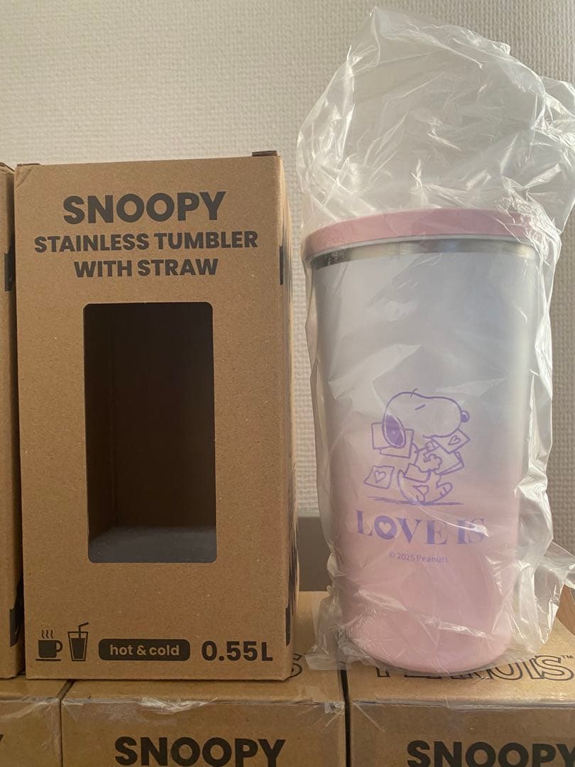 スヌーピー　ステンレスタンブラー