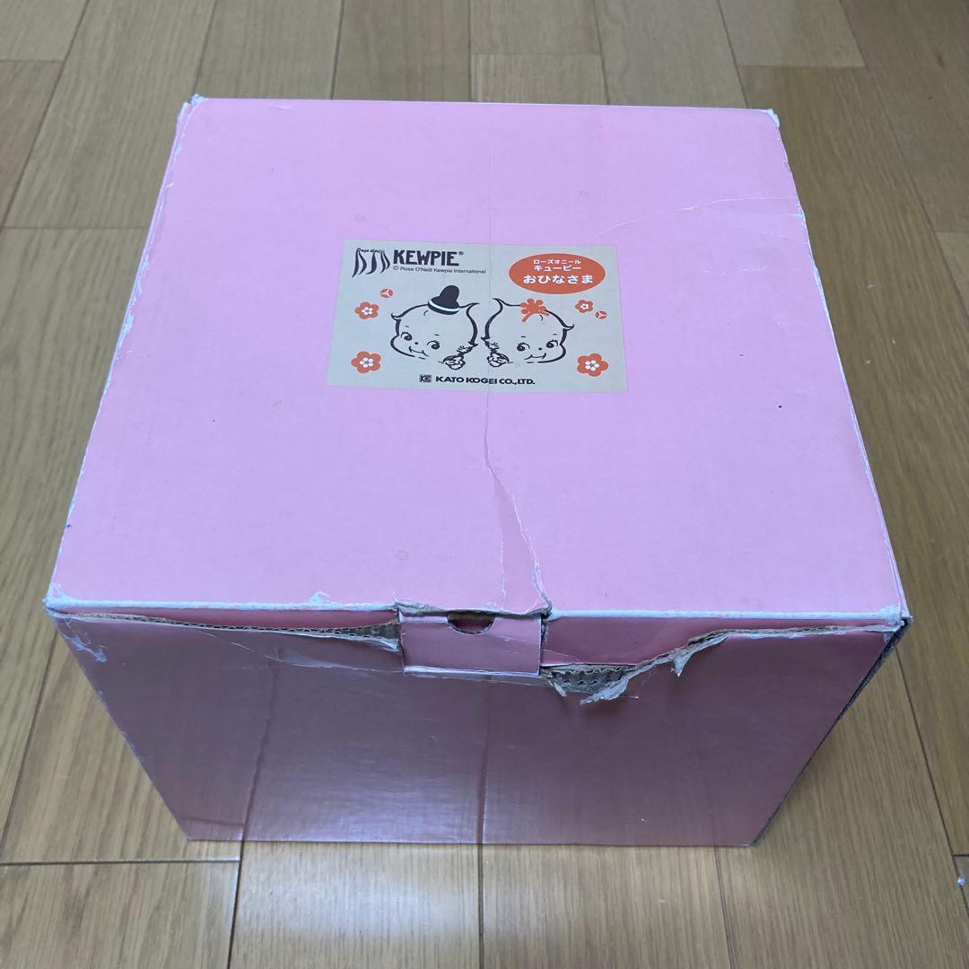 キューピー　ひな人形3段セット 陶器製