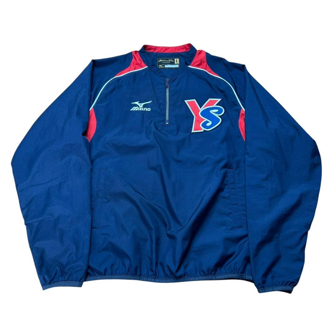 MIZUNO ミズノプロ 野球 ヤクルトスワローズ ウィンドブレーカー L