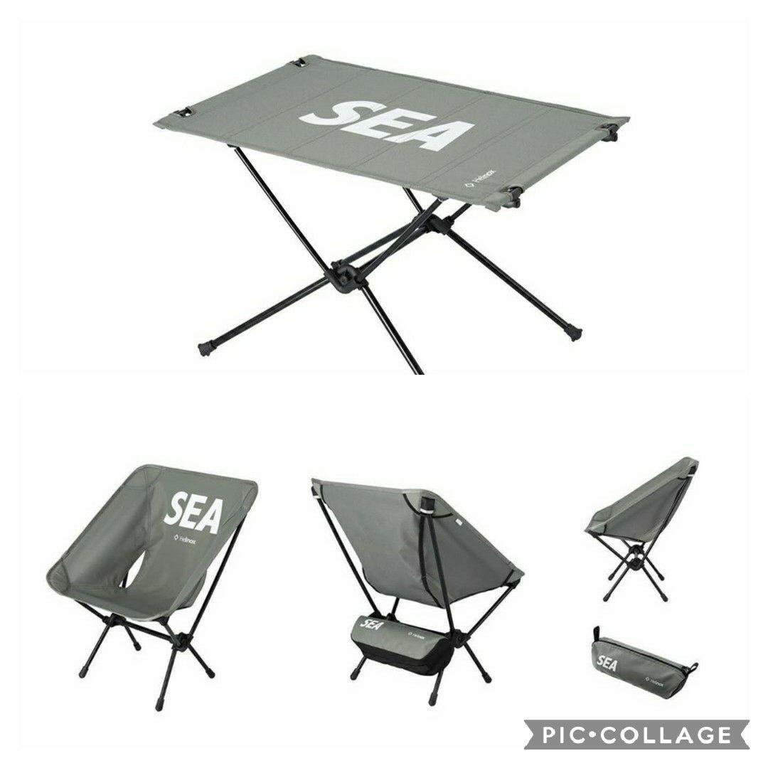 wind and sea × Helinox テーブル　チェアー　セット