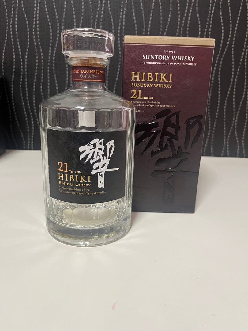 【空瓶・箱付】響 HIBIKI 21年 ウイスキー 700ml ①