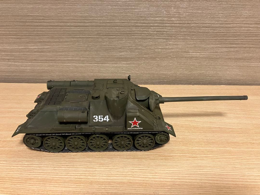 【絶版】【完成品】タミヤ SU-100襲撃砲戦車1/35 完成品