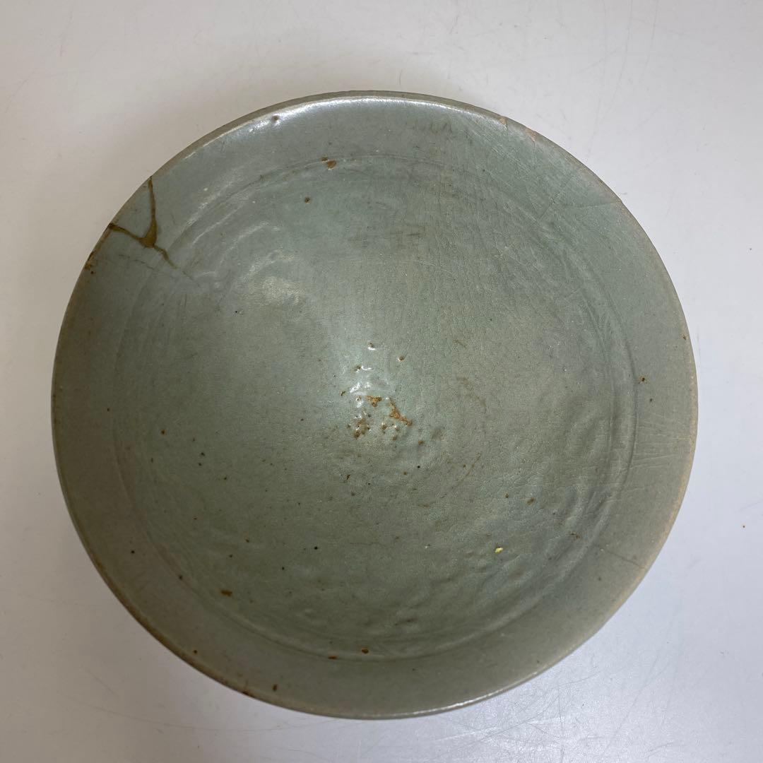 16世紀　高麗青磁茶碗　タサオ　口径15.5㎝　東里8-0130②