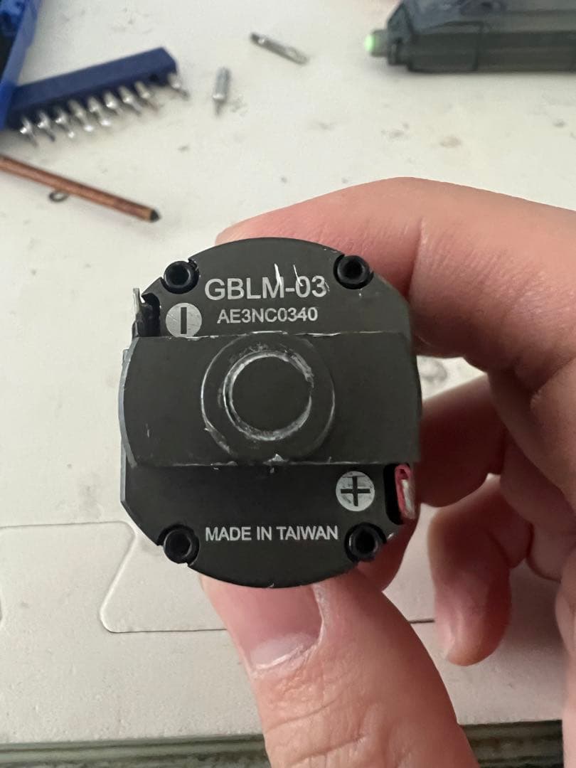 OPTION NO.1 GBLM-03 プラグインブラシレスモーター