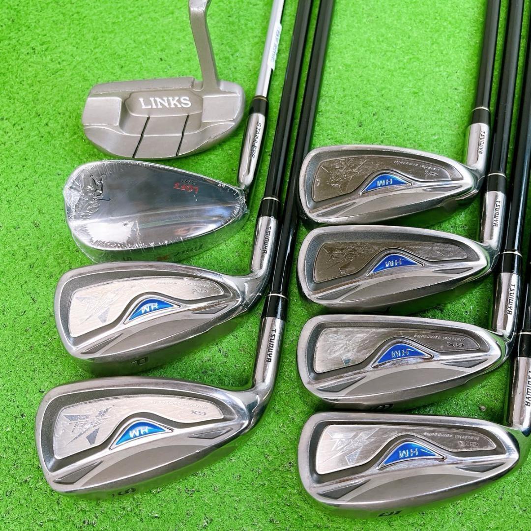 貴重レフティ ブリヂストン ファイズ ゴルフクラブセット 左打ち 11本 メンズ