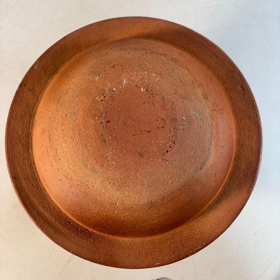 陶器製茶道具 鳳凰風炉　茶釜　敷板(皿)付き