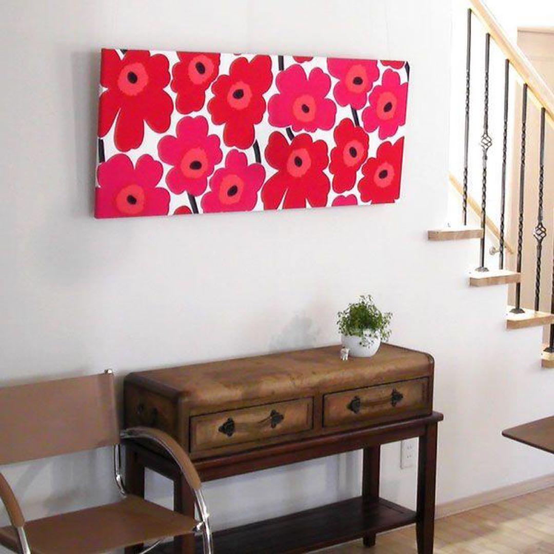 ファブリックパネル マリメッコ　BLUE 1200×500mm