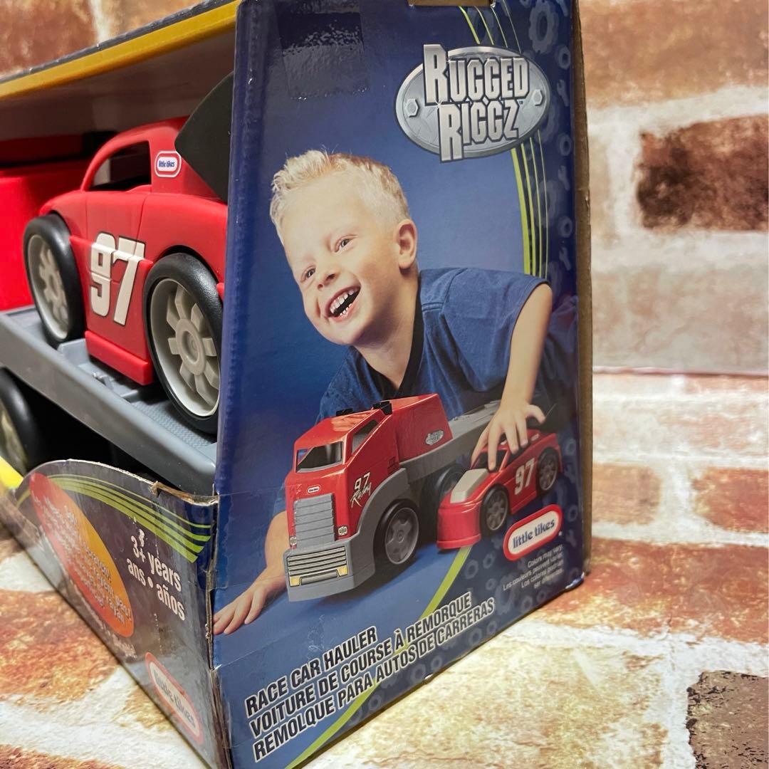 リトルタイクスRUGGED RIGGZ レースカー運搬車&ミニカーセット
