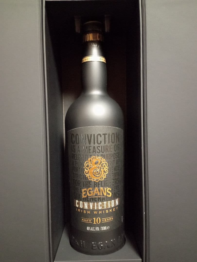 【新品未開封】アイリッシュウイスキー「イーガンズ コンヴィクション 10年」