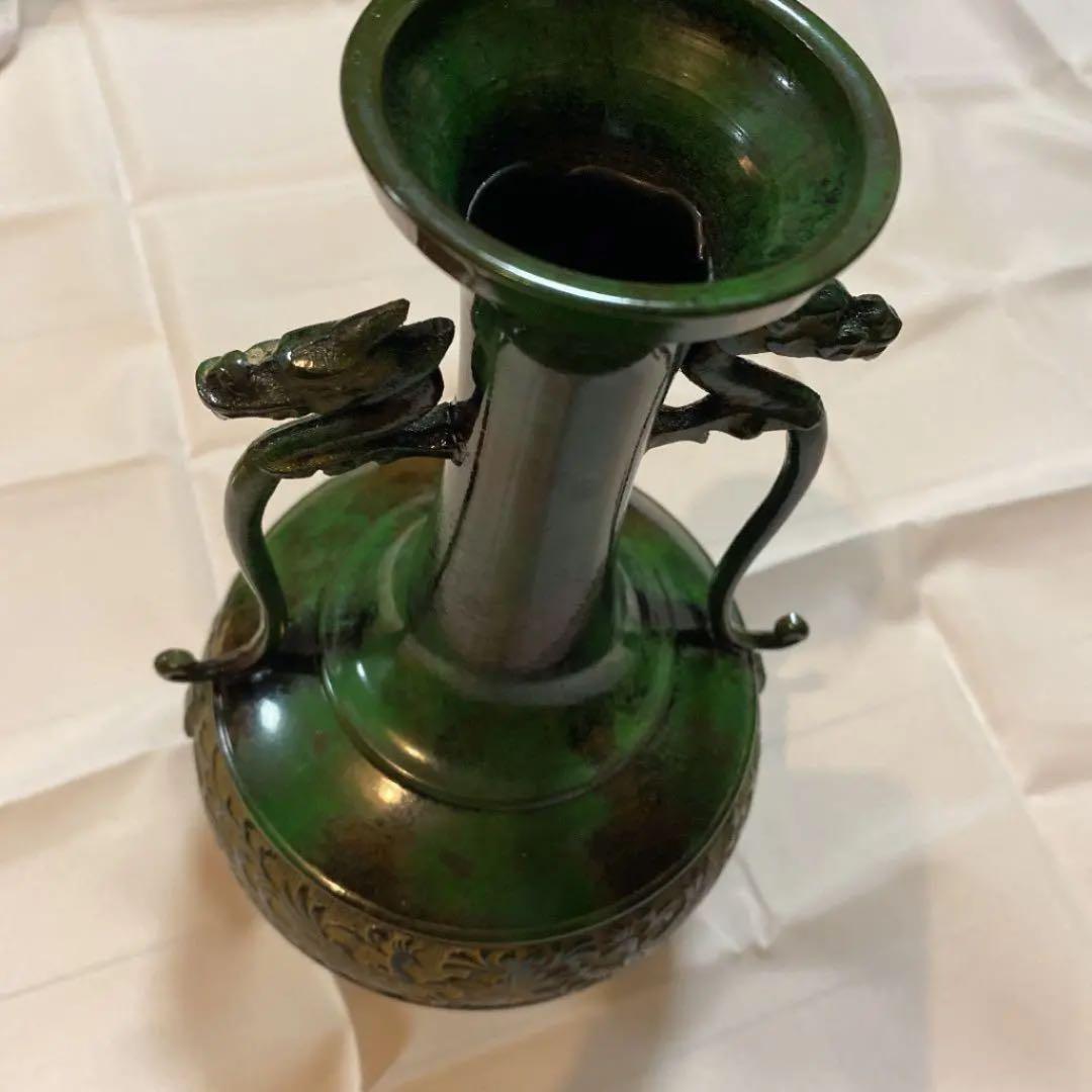 高岡銅器　花瓶　希少