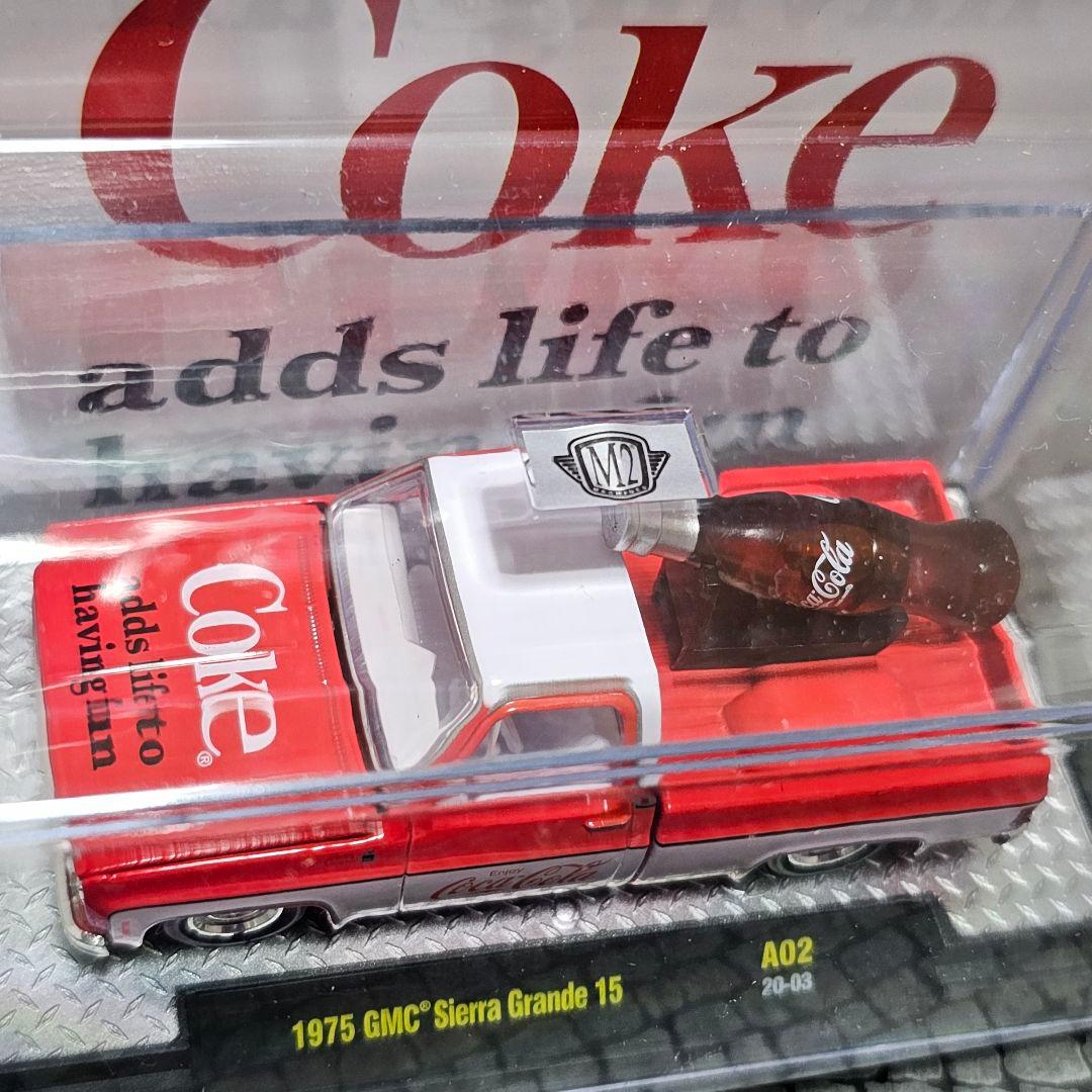 M2マシーン　コカ・コーラ　GMC　シエラ 1/64