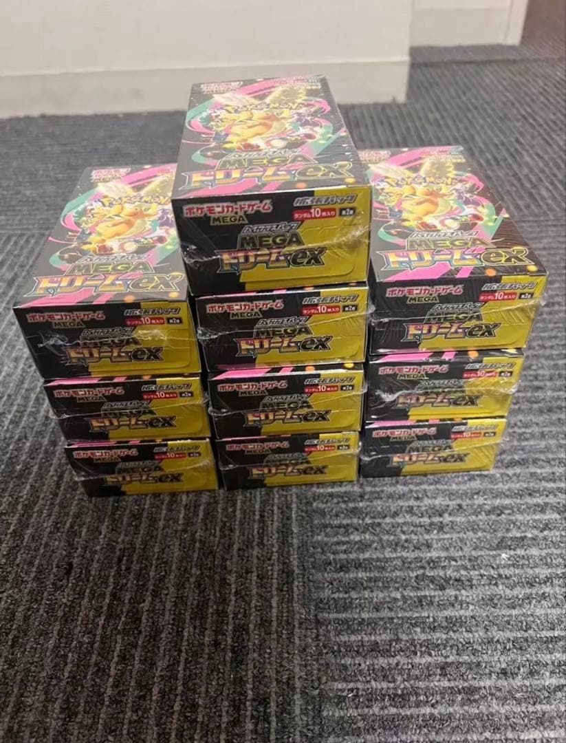ポケモンカードゲームMEGAドリームex 10枚入り 10BOX シュリンク付き