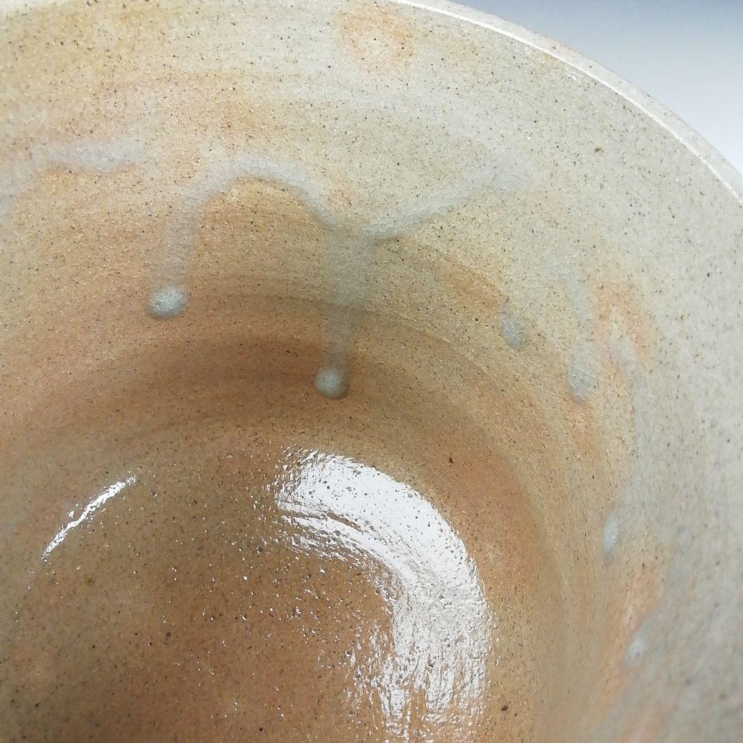 Ｔ９７８　茶碗　『立鶴』『筒茶碗』『廣州窯 造』　共箱　抹茶碗　茶道具