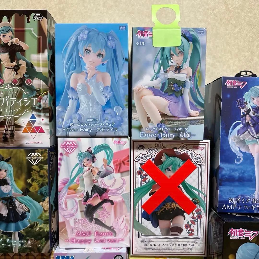 初音ミク フィギュア 18個 AMP+ 親指姫 バニー 他
