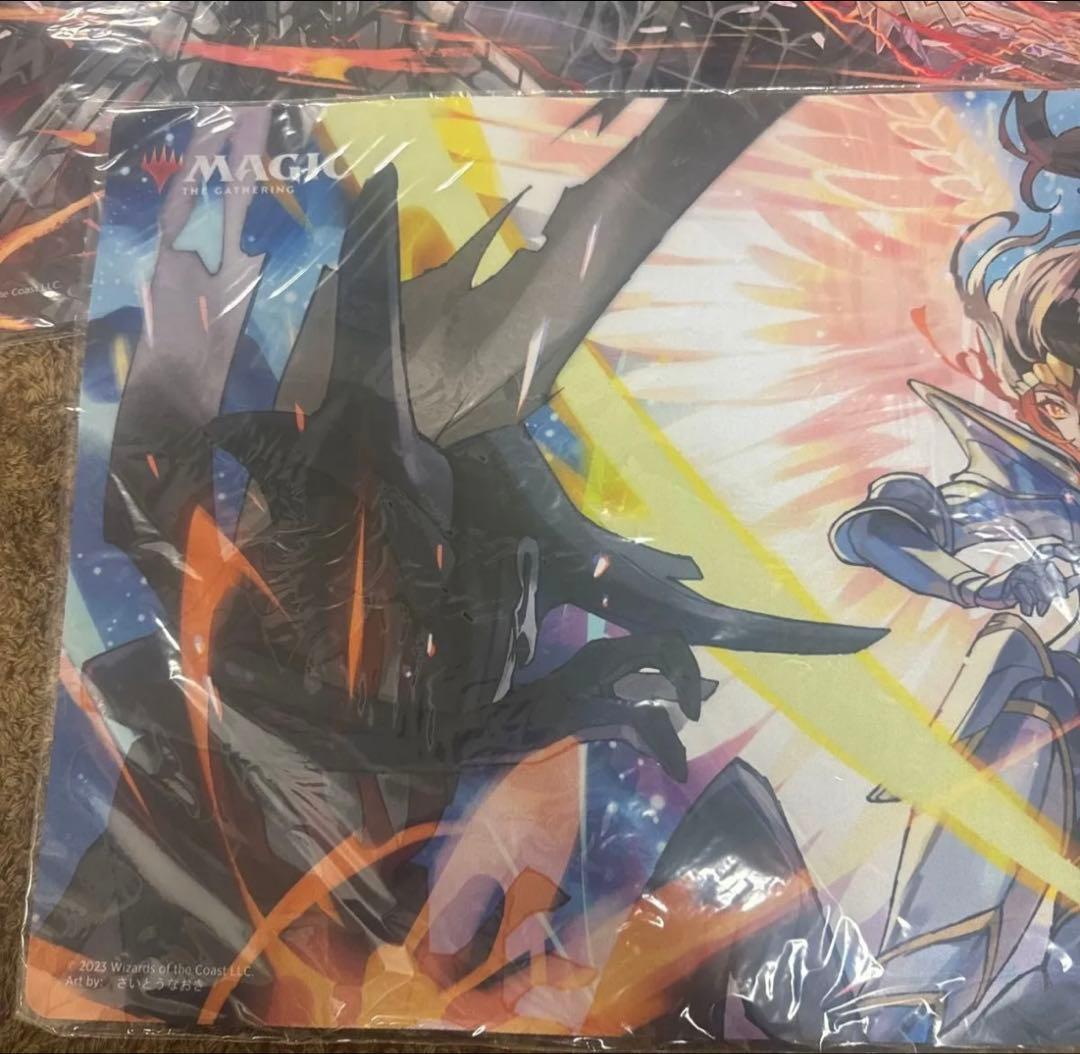 MTG プレイマット 30th シヴ山のドラゴン　邪悪を打ち砕く　紅蓮破