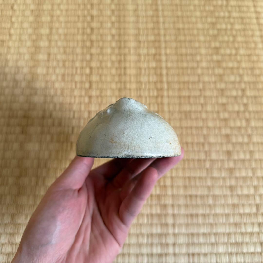 御深井 特大 水滴 瓢箪 江戸時代 発掘品 古伊万里 古瀬戸 美濃 古美術 骨董