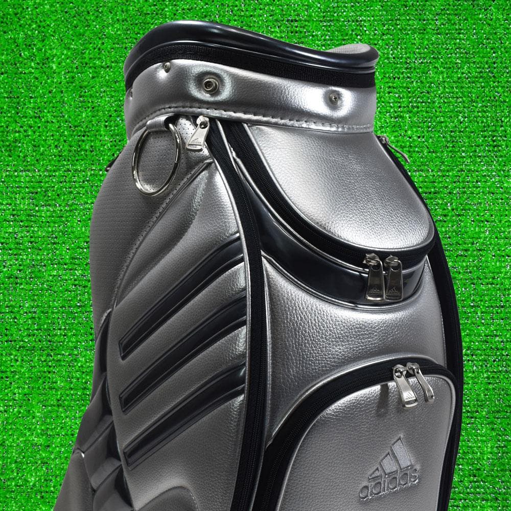 adidas アディダス キャディーバック９.５型【シルバー】新品！
