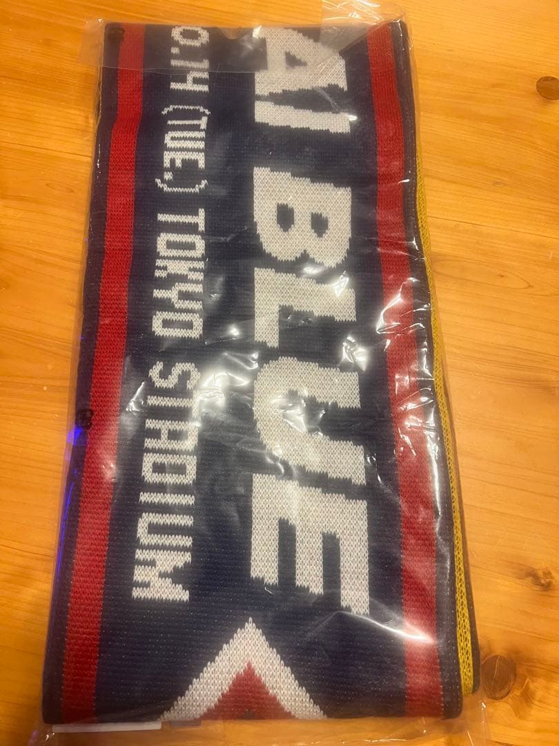 サッカー日本代表 vs ブラジル代表 マッチデーニットマフラー 新品未開封