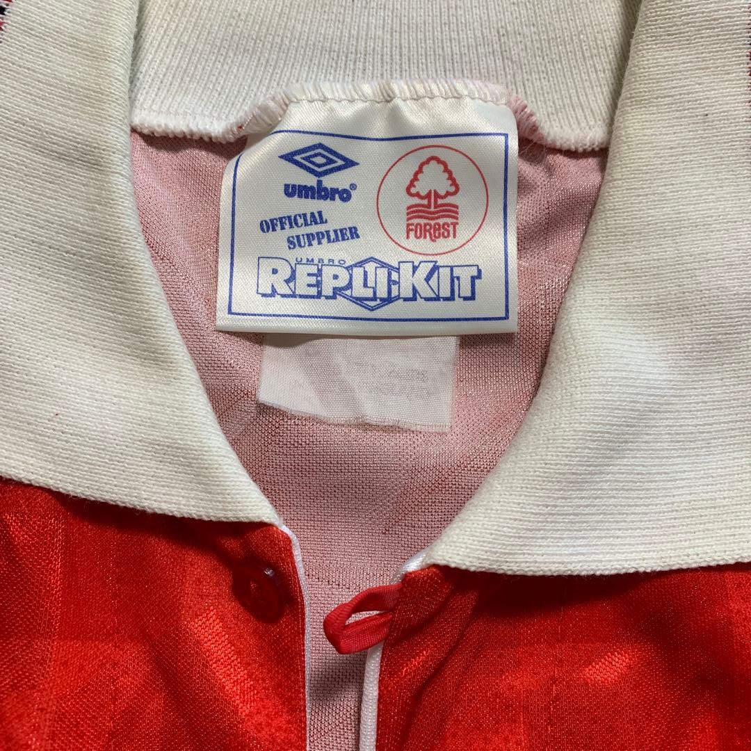 英国製 ノッティンガムフォレスト 1991年FAカップ決勝モデル ホームシャツ