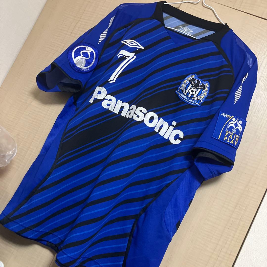 ガンバ大阪　遠藤保仁　2008年　ACL　限定ユニフォーム　M-Lサイズ