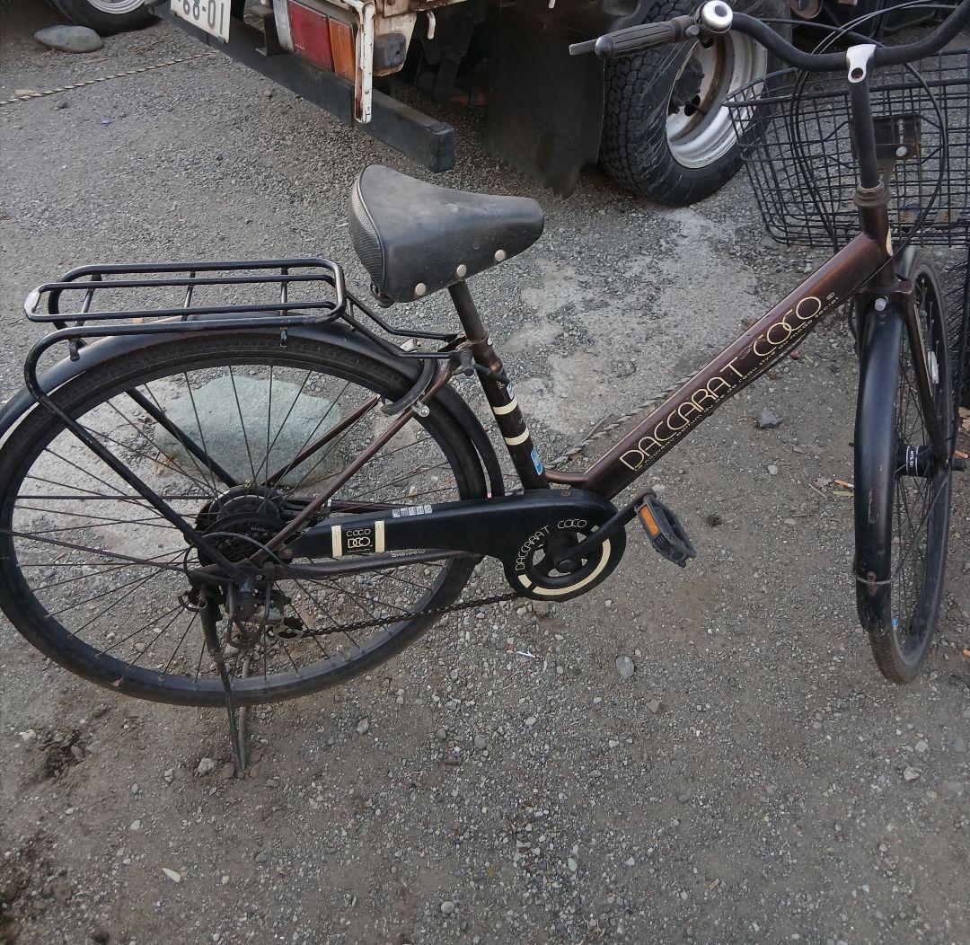 Daccarat coco シティサイクル ブラウン