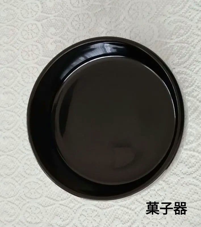 輪島塗　金蒔絵　菓子器　お盆付き　工芸品