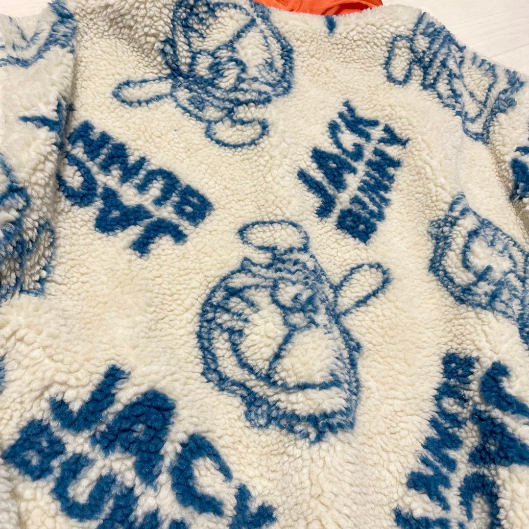 ジャックバニー ドラえもん ジャガード ボア フルジップ フリース スウェット