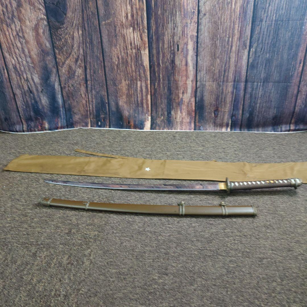 V.ROAD　模造刀　軍刀　尾形刀剣陸軍小刀軍茶柄・軍茶木鞘　 保存袋付き