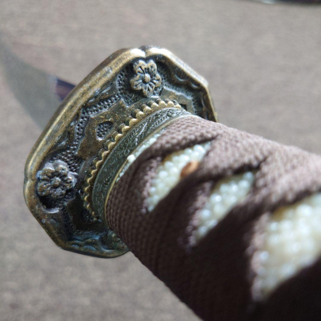 V.ROAD　模造刀　軍刀　尾形刀剣陸軍小刀軍茶柄・軍茶木鞘　 保存袋付き