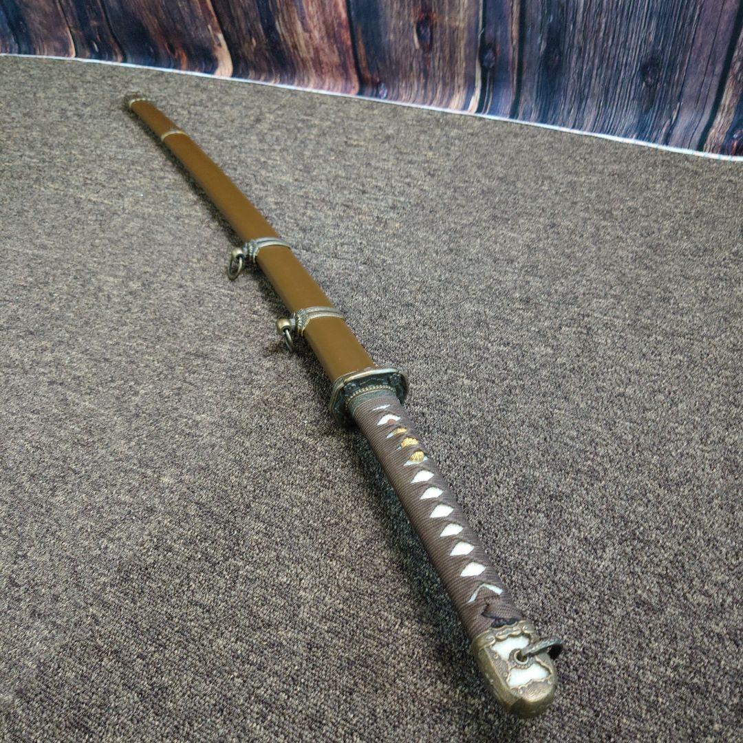 V.ROAD　模造刀　軍刀　尾形刀剣陸軍小刀軍茶柄・軍茶木鞘　 保存袋付き