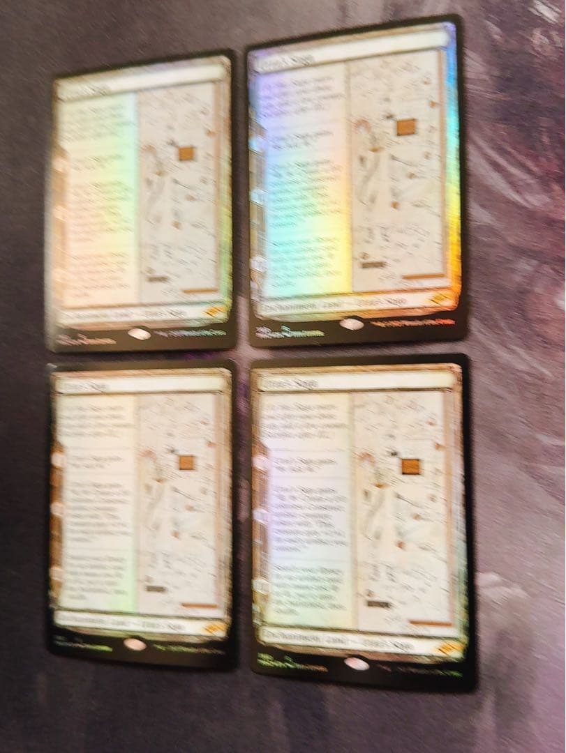 【スケッチfoil】ウルザの物語　英語　4枚セット