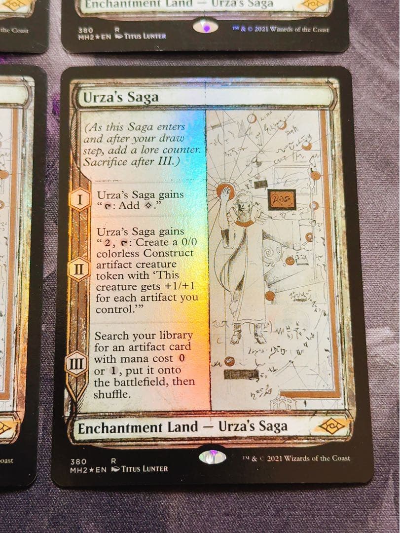 【スケッチfoil】ウルザの物語　英語　4枚セット