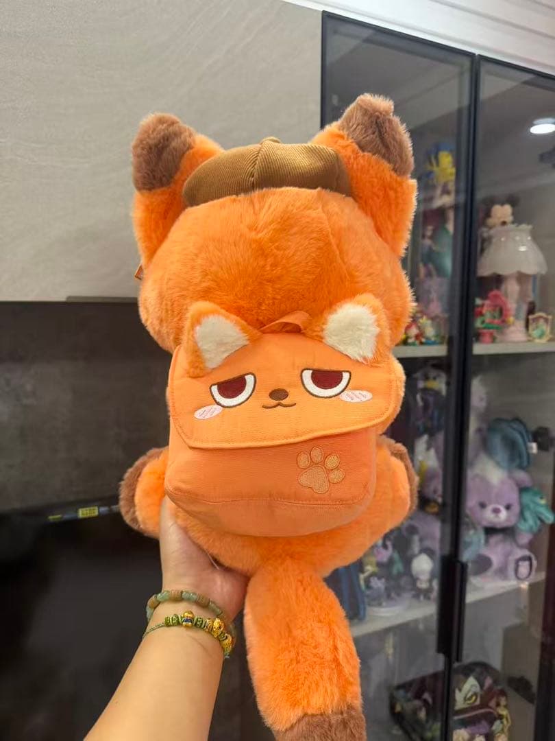 上海ディズニーランド正規品ズートピア ニックぬいぐるみ小さいな旅人シリーズ最新作