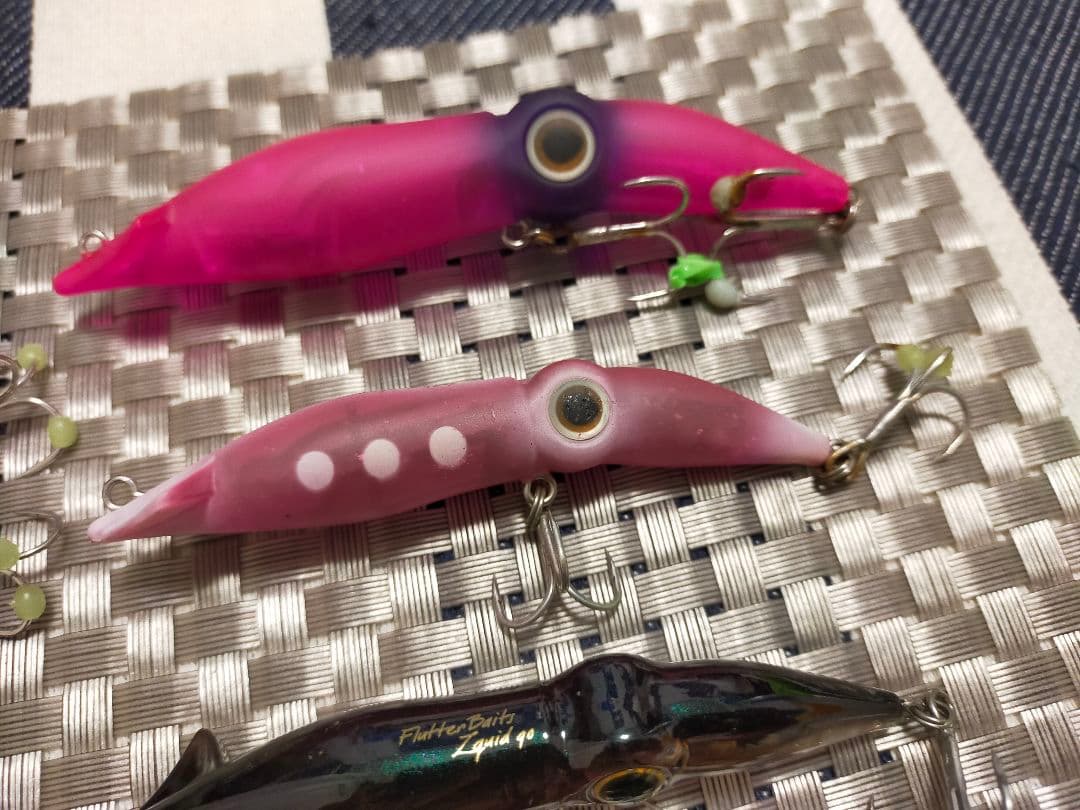 ホタルイカパターン　ルアーセット　ズィークイッド　新月ピンク等