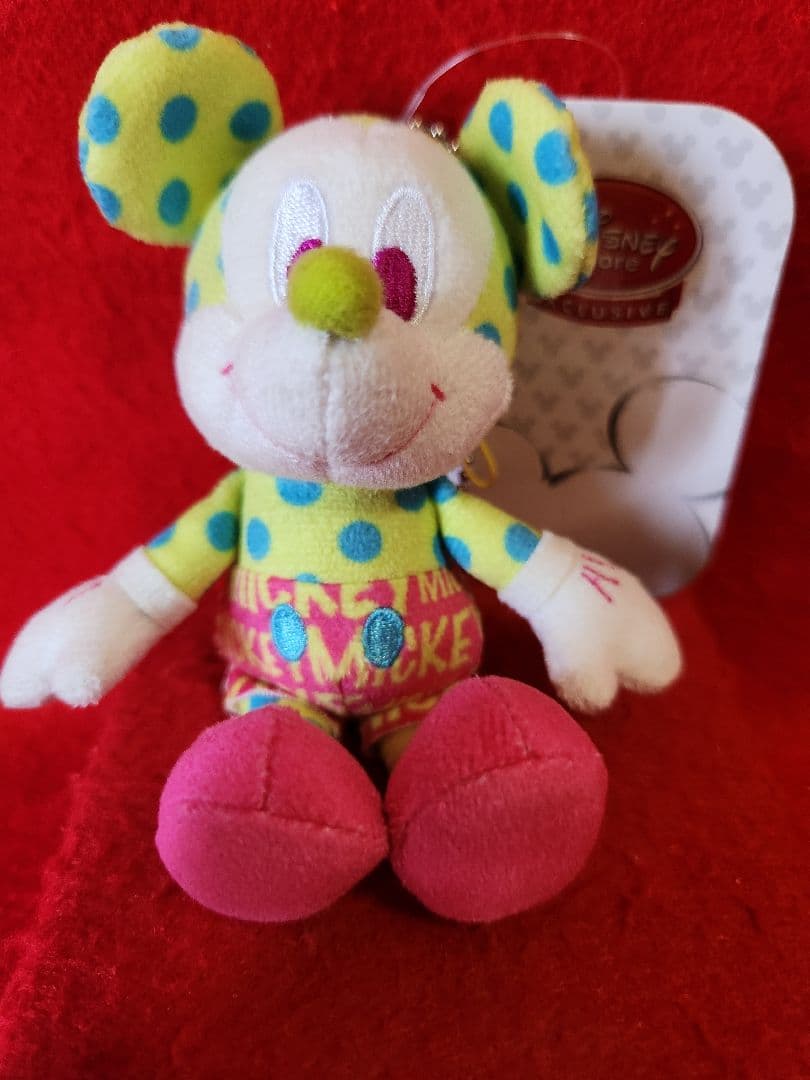 ディズニー　ミッキー　ぬいぐるみキーチェーン　ストラップ　マスコット