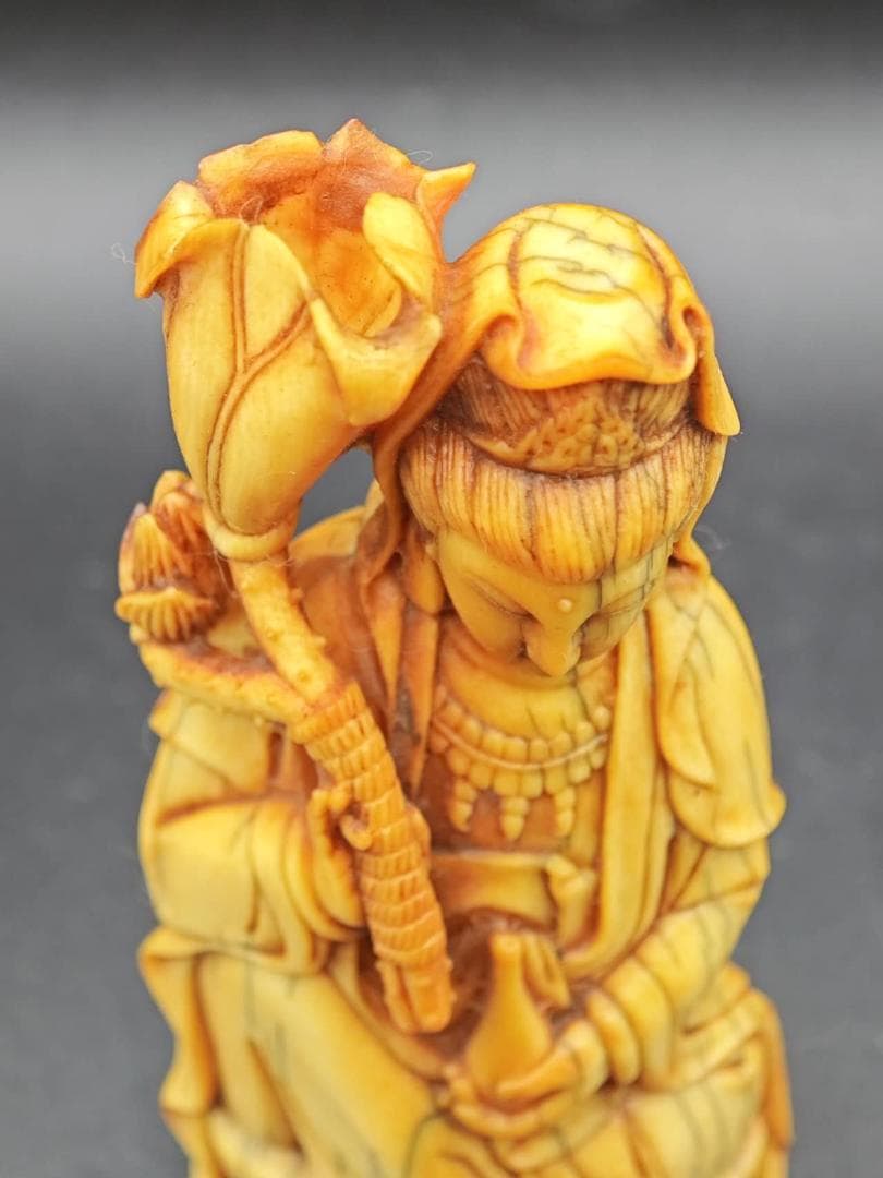 中国古美術　観音様　置物　唐物　仏教(F-36)