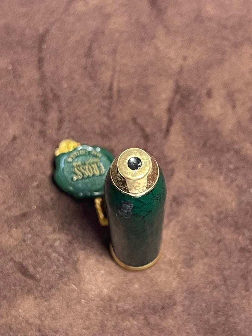 CROSS 万年筆 マーブルグリーン 14K585