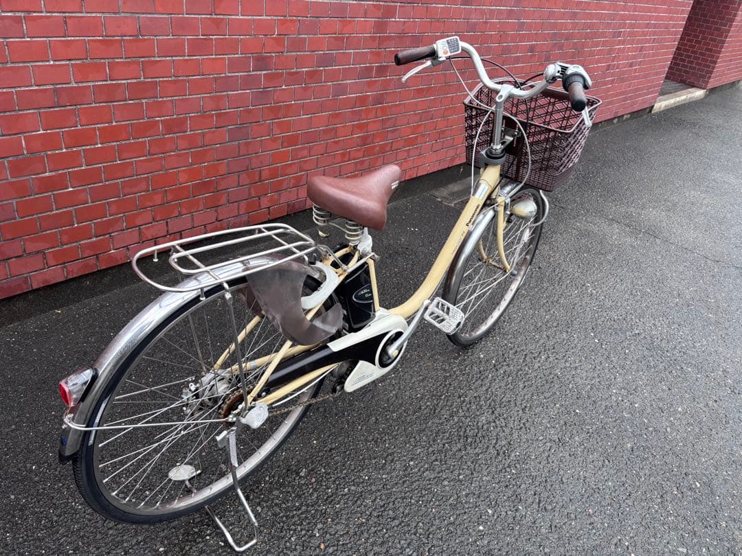 Panasonic 電動アシスト自転車 クリーム色