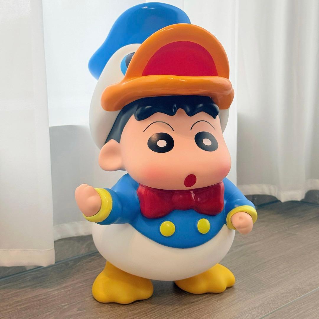 クレヨンしんちゃん ドナルドダック風フィギュア 約40cm