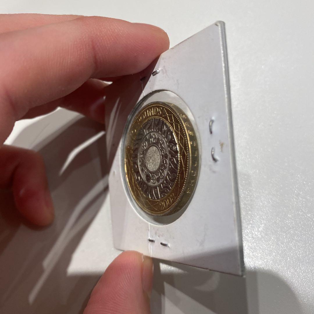 アンティーク　イギリス　POUNDS 旧硬貨　外国古銭　2008年　資産