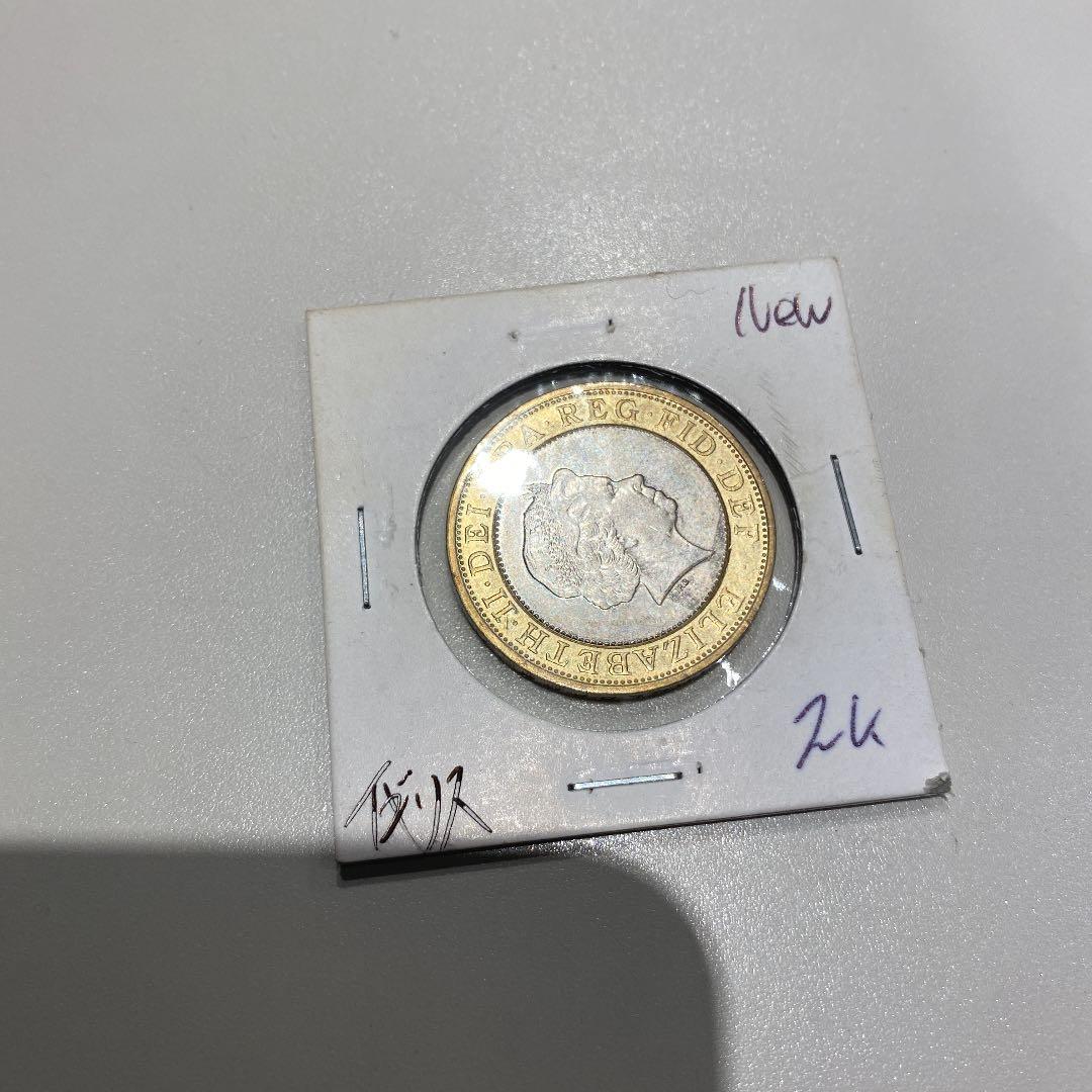 アンティーク　イギリス　POUNDS 旧硬貨　外国古銭　2008年　資産