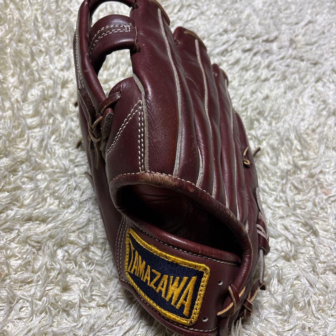 玉澤 タマザワ TAMAZAWA 左投げ 野球グローブ ダークブラウン 一般軟式